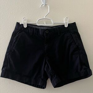UNIQLO 100% Cotton Black Chino Shorts Size 2